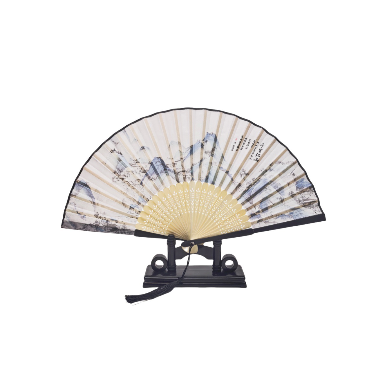 Ventilador plegable chino antiguo ventilador de seda de mujer ventilador plegable de estilo chino ventilador de mujer Hanbok bambú clásico pequeño ventilador danza