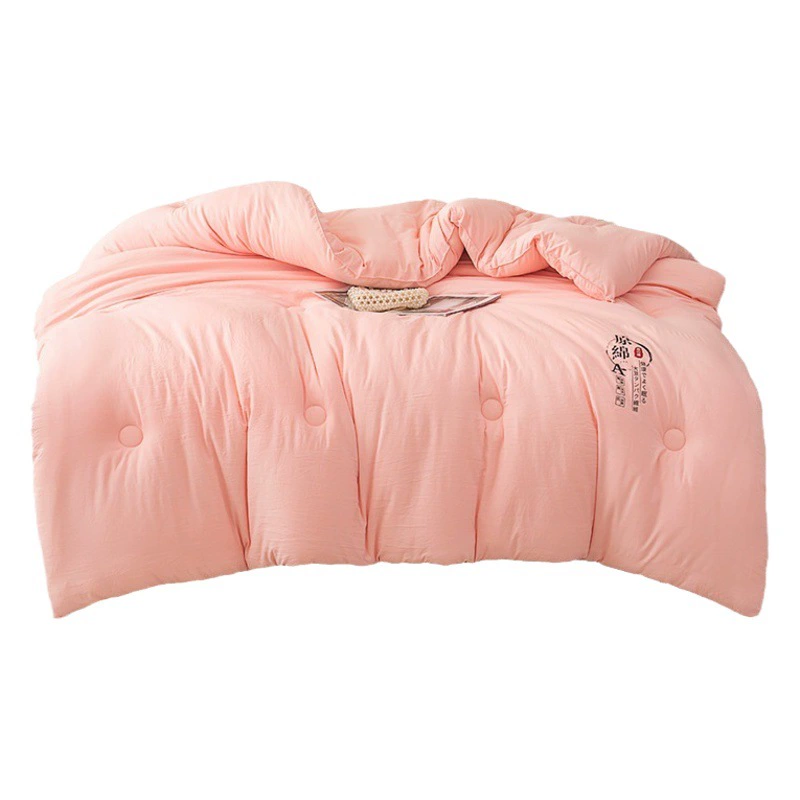 Одеяло из хлопкового волокна класса А, утолщенное для тепла, зимнее одеяло для односпальных и двуспальных кроватей, весенне-осеннее одеяло, всесезонное хлопковое одеяло, наполнитель для зимнего одеяла.