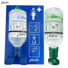 冲洗眼睛 洗眼液PLUM4698单瓶挂板洗眼器 丹麦plum酸碱中和滴眼液