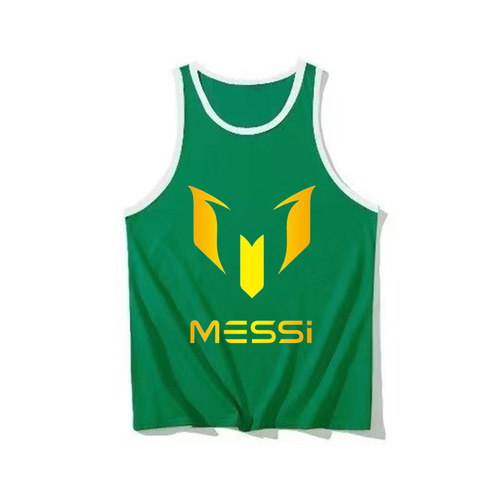 足球明星 MESSI 梅西热销款新品童装中大童无袖背心跨境一件代发