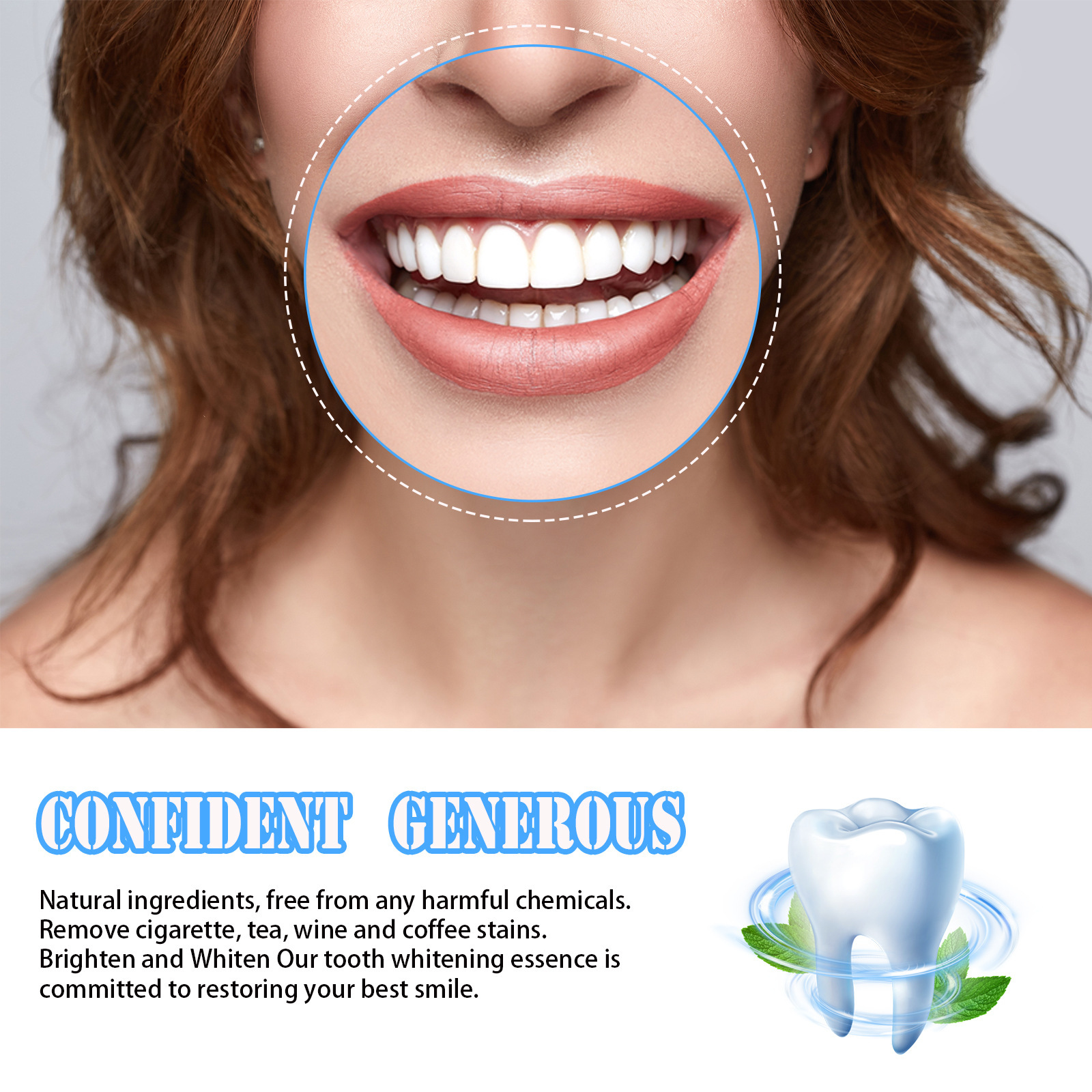 Penna schiarente per la pulizia dei denti di bellezza per l'igiene orale delle macchie di riparazione West&Month_voghion.com