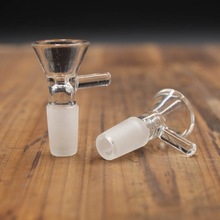 跨境玻璃烟斗圆锥型玻璃烟枪14mm烟锅烟具配件美式出口glass pipe