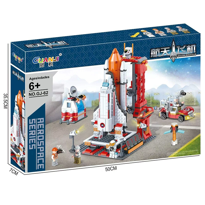 Aerospace airplane, constructor, toy for boys, rocket, set, small particles, handmade