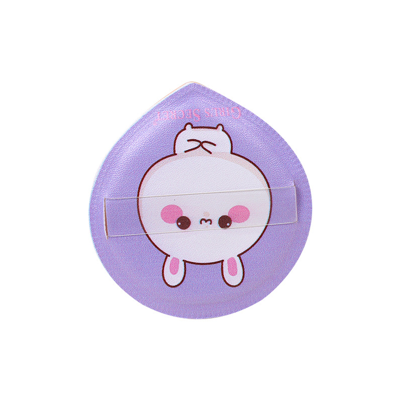 Personalizado de fábrica 100 puntos de soplo de polvo de algodón de azúcar sin comer polvo Q bomba conejo serie planeta gota de agua maquillaje esponja cojín de aire