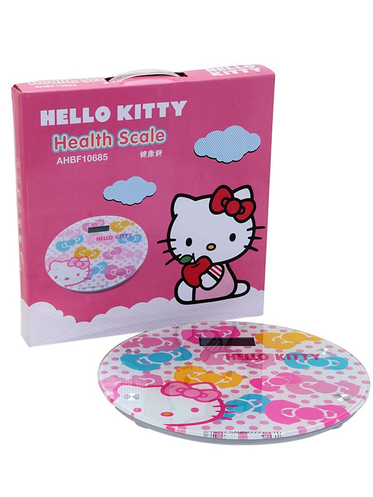 HelloKitty凯蒂猫可爱电子健康秤家用女生宿舍耐用精准小型称重计