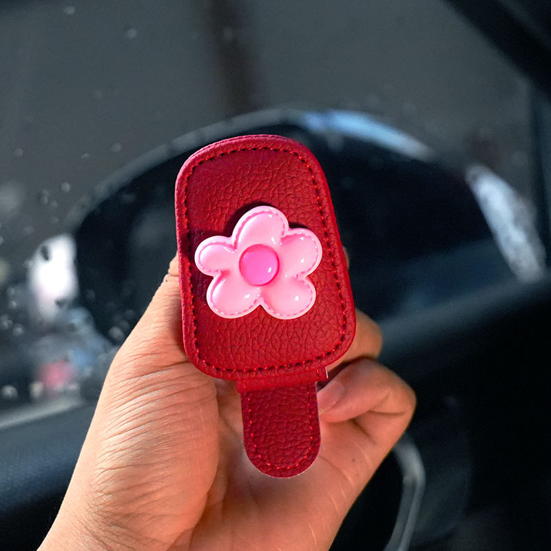 High-End Car-Mounted Glasses Clip, Car Sun Visor Storage Gadget, Multifunctional Creative Magnetic Sunglasses Storage Clip