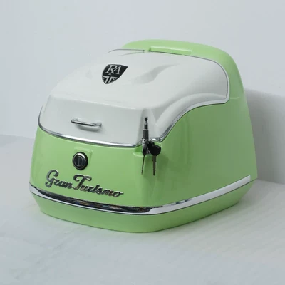 Modification Accessories, Motorcycle trunk - mint-green-trunk