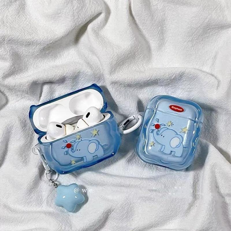 Star Elephant es aplicable a Huaqiang Bei AirPods 5 generación 4 generación estuche de protección Bluetooth Airpodspro3 / 2 auriculares