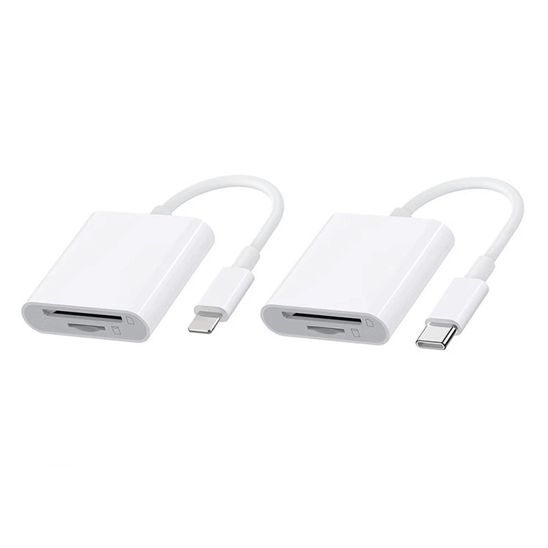 Кабель-адаптер для чтения карт памяти SD камеры, подходящий для адаптера мобильного телефона Apple TypeC, преобразователя OTG в TF