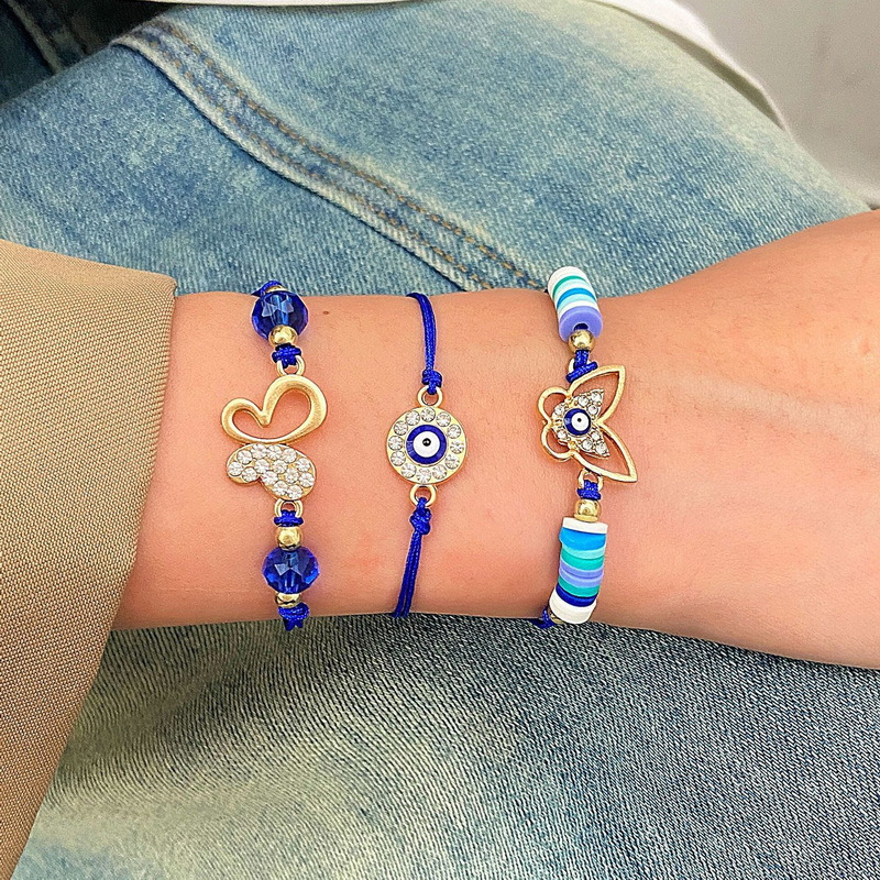 Lucky Evil Eye Red String Bracelet Protection Jewelry Minimalist_voghion.com