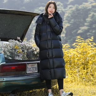 Aidanmon Anxin 95 White Goose down down Jacket Women's 2025 New Loose Super Thick Long Winter Outwear Wholesale