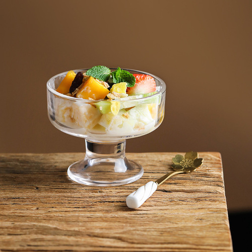 Icy cup fruit juice milk tea dessert cup creative cute ice cream bowl smoothie cold drink popsicle glass cups