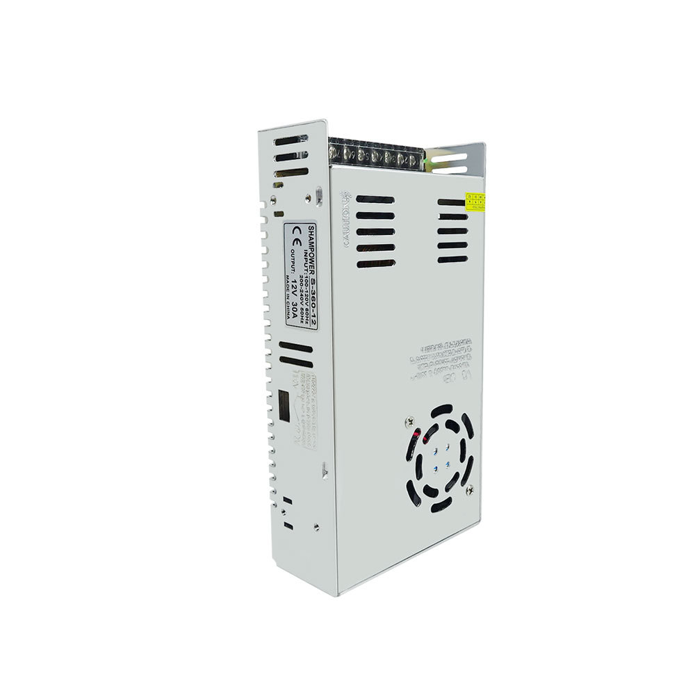 12V30A稳压开关电源led灯带电源360W直流变压器12V安防监控电源