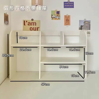 ins多功能学生桌面收纳置物架宿舍多层家用可拆卸书架桌面收纳架