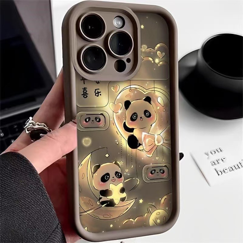 Para parejas iphone16promax funda para teléfono móvil niña Apple 15 anti-caída 14pro/13 lindo 12 nuevo