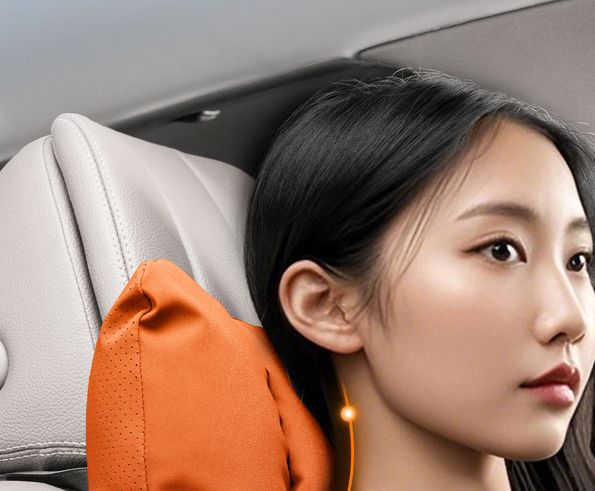 Suitable for Volkswagen Magotan Passat Tiguan L Golf Polo Tour Id Tanyue X Car Seat Headrest and Waist Support