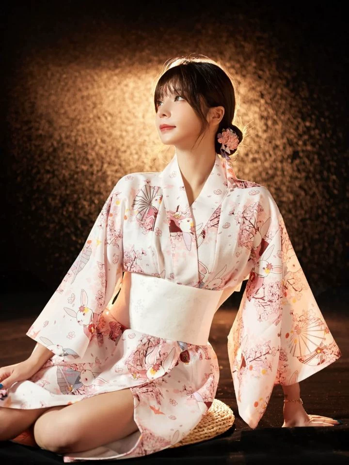 Japanese multicoloured bathrobe, dress