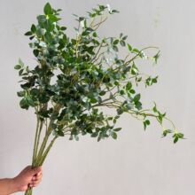 仿真植物米兰叶 榆树叶 七星叶仿真花假花婚庆家居花瓶摄影装饰