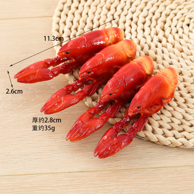 仿真青蟹螃蟹仿真大闸蟹海鲜创意仿真小龙虾食品模型食玩搞怪道具|undefined