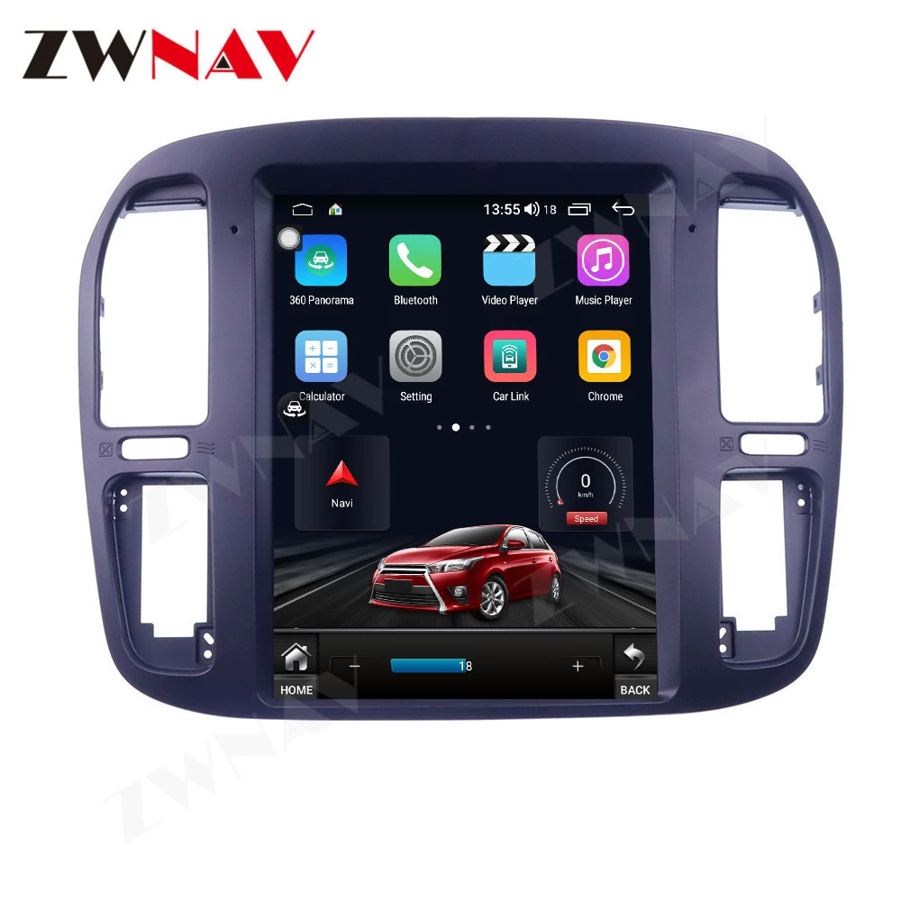 Suitable for Rand Cool Road LC100 Lexus LX470 Android central control modification large -screen navigation all -in -one