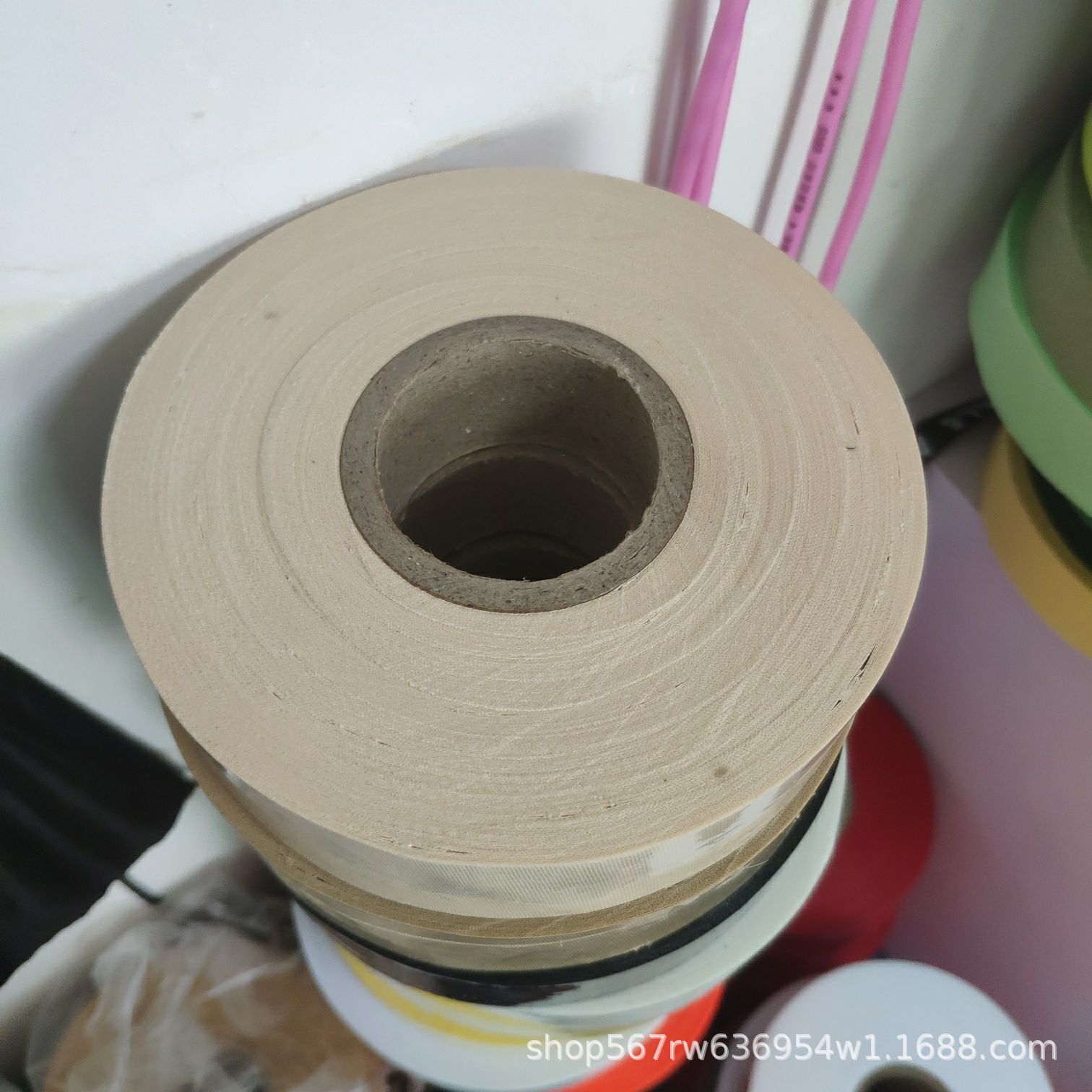 En stock venta al por mayor sarta de poliéster 3,0 cm borde tira de envoltura borde tira de tela con cortina delantal impermeable