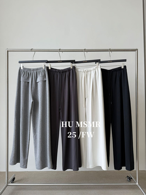 广州十三行HUMSMR秋上新爆款松紧腰抽绳洋气时尚休闲裤L1336|undefined