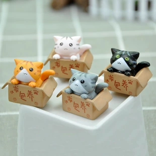 Мини-фигурки котиков для декора и DIY