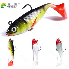 HENGJIA/Hengjia 18.5g package, lead fish soft bait, Luya bait, 10cm luminous double hook fishing bait, fishing gear wholesale