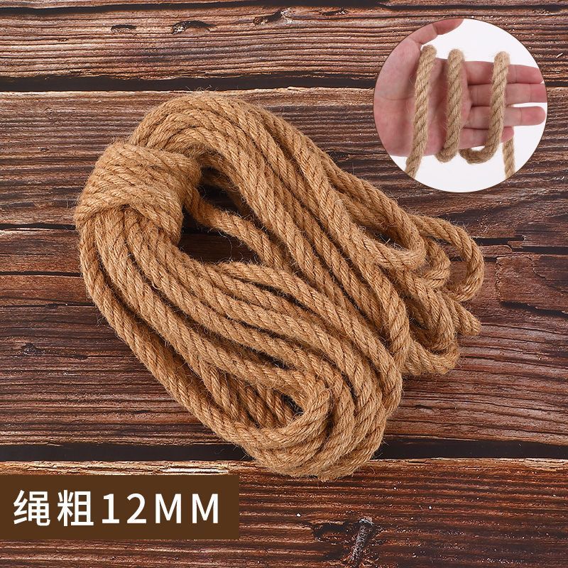 麻縄ロープ装飾卸売手作り猫スクラッチ剣細くて太い diy 装飾水道管編組糸壁材料写真|undefined