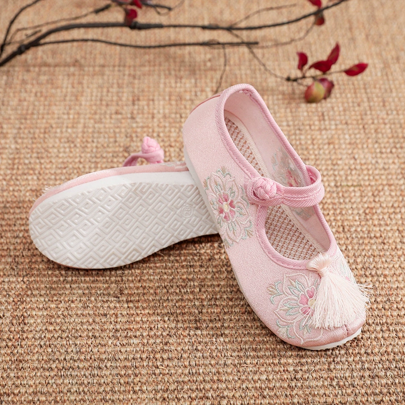 Ethnic footwear, children's Hanfu for princess, ethnic style
