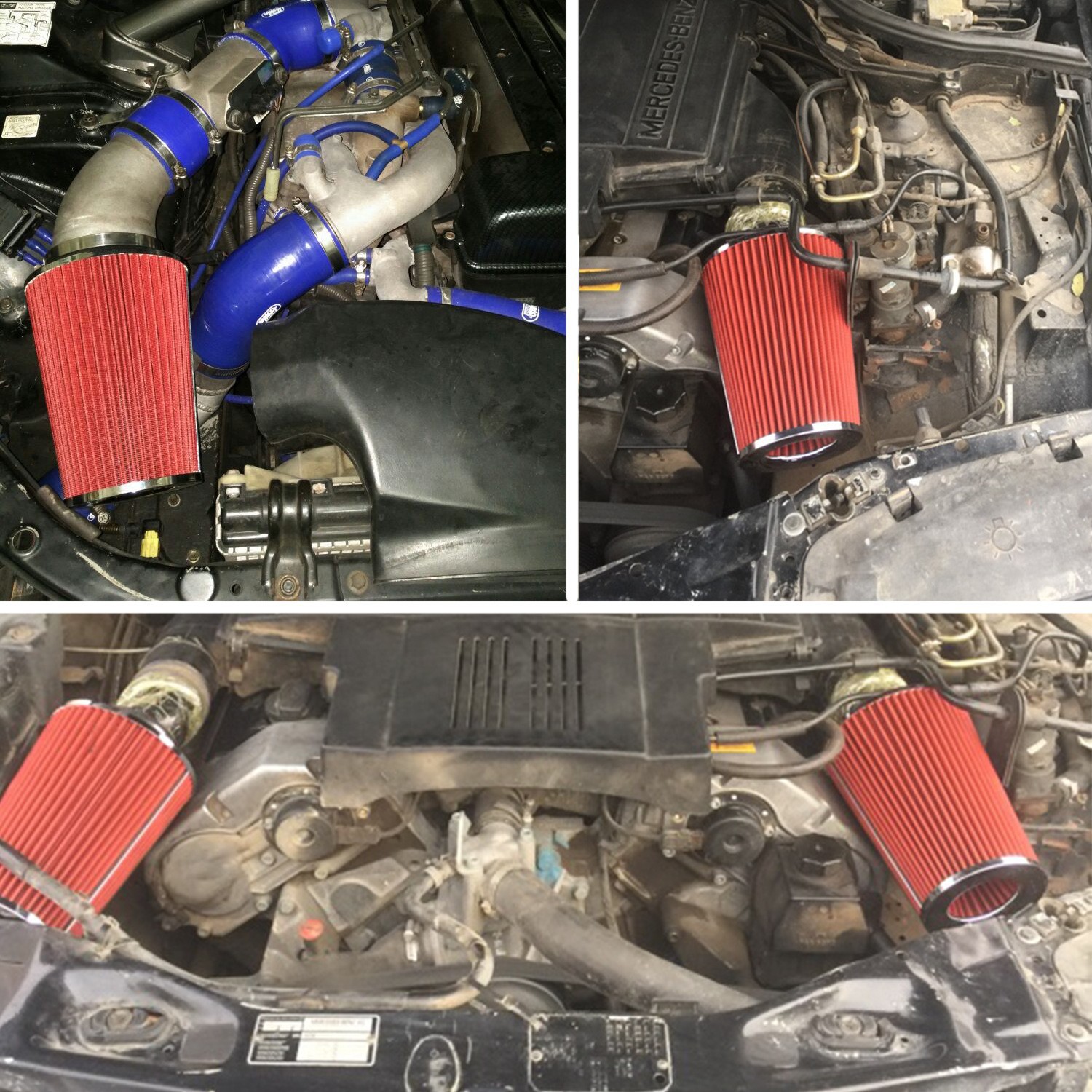 Car Air Intake Modification Air Filter Element 76mm 101mm 3Inch 4Inch Mushroom Head Universal