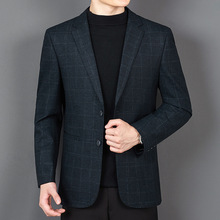 奢侈大牌羊毛西服外套男士高端商务休闲抗皱西装潮流百搭单西上衣