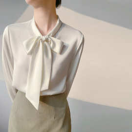 2025年定制加工女装包工包料职业显气质西装衬衫 御姐轻熟风贴牌