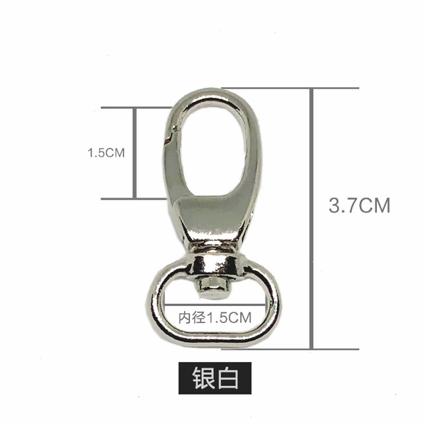 4 minutes inner diameter 1.5CM silver-white small top