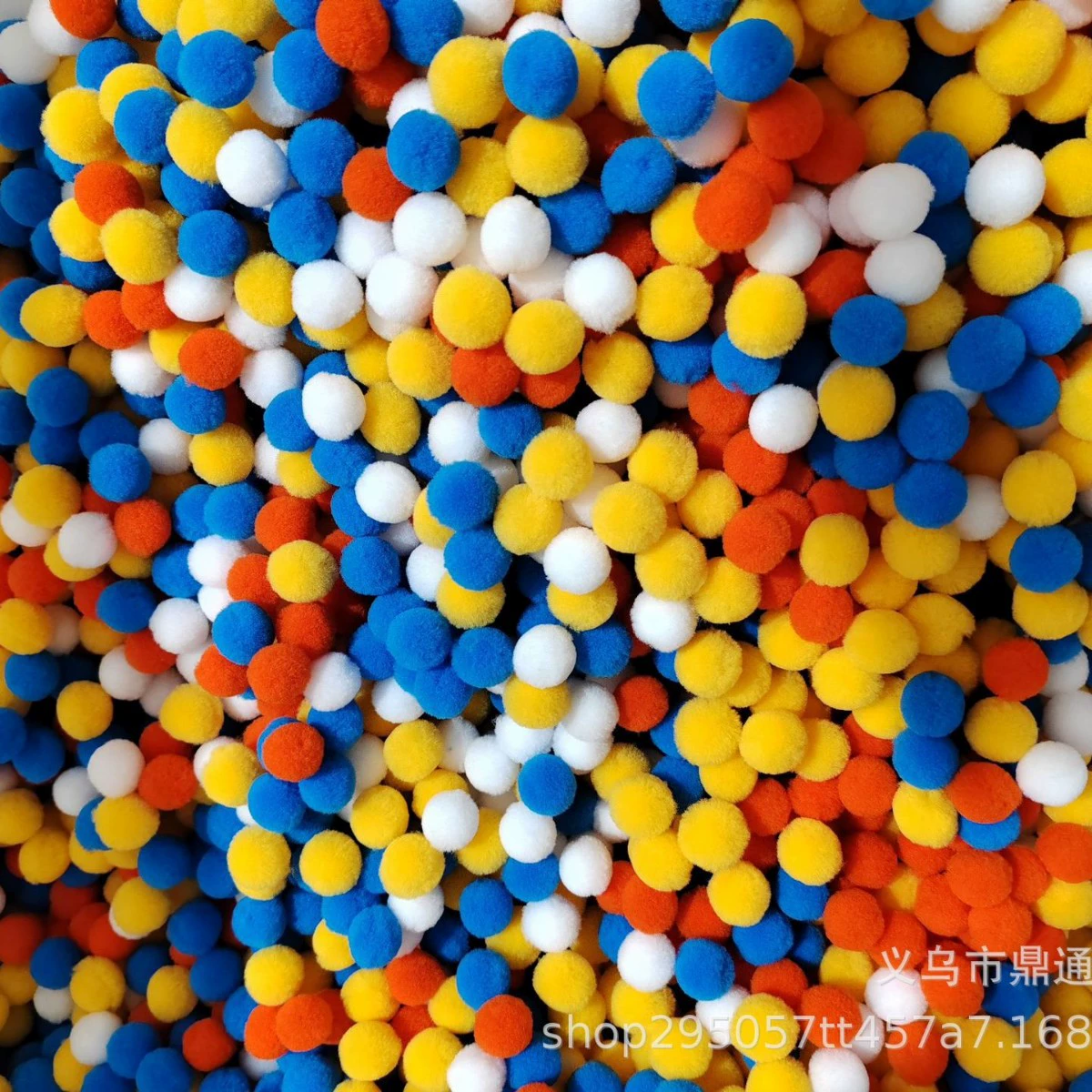 Красочный меховой шарик-макарон в мешке, упаковка материалов для производства «сделай сам», детский садок, производство, декоративный высокоэластичный плюшевый шарик