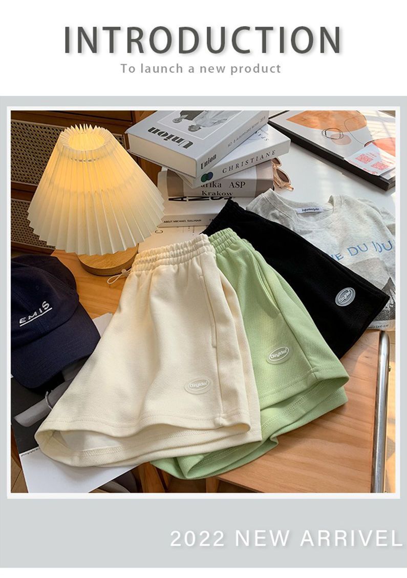 Women's Lightweight Loose-Fit Casual Shorts - Stretchy Polyester Athletic Lounge Shorts For Home, Exercise, And Daily Wear, Gray, Black, Green, Beige_ecoleips.com