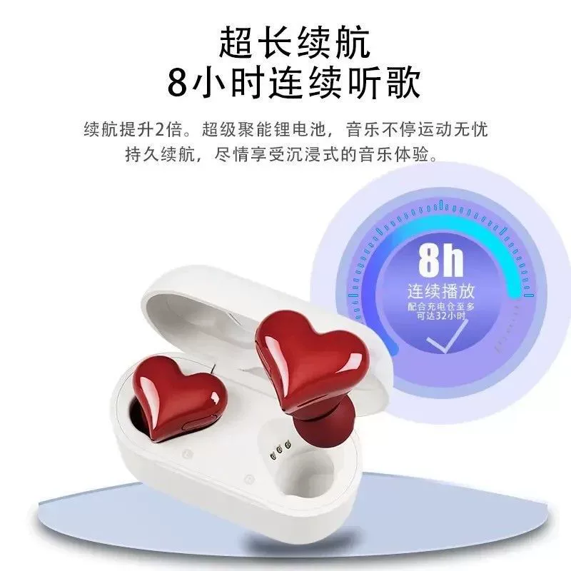 Apple, милые модные совместимые наушники, bluetooth