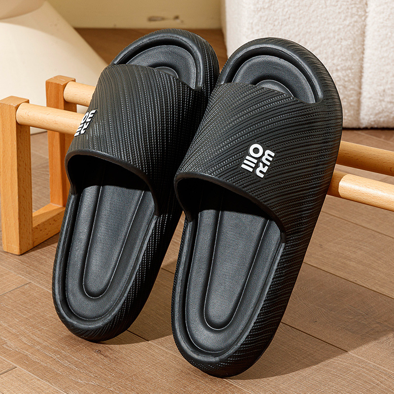 Zapatillas de verano antideslizantes antiolor Eva casa mujer pisar mierda sensación de baño no olor zapatillas frías caseras hombre