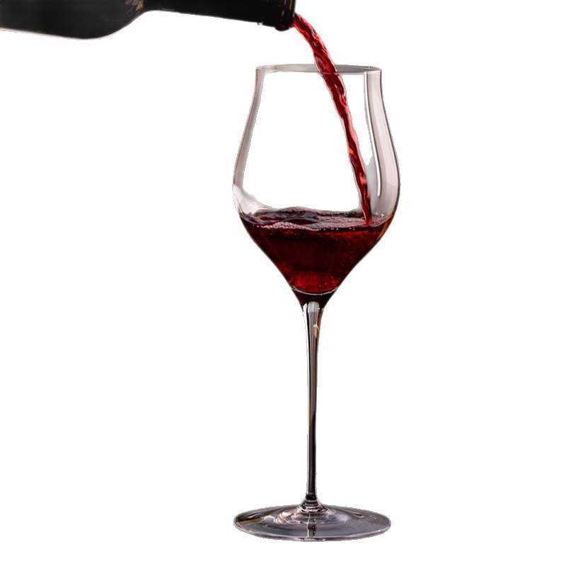 Soplado artificial, ligero, fino, cristal, tulipán, copa de vino tinto, copa de vino de Burdeos casera