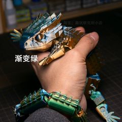 3D打印小蜥蜴关节可活动潮玩爬宠手办六一儿童玩具礼物车载摆件