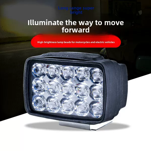 Electric Car Light Super Bright Led Headlight Scooter Battery Car Headlight 12V Modified External Spotlight