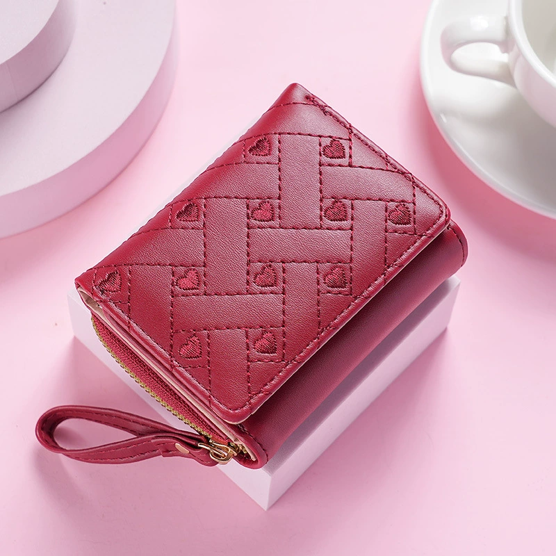 Short Wallet Shoulder Bag, Embroidered Summer Style, Compact Wrist-strap, Multiple Colors