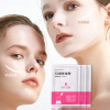 Moisturizing cosmetic face mask with hyaluronic acid