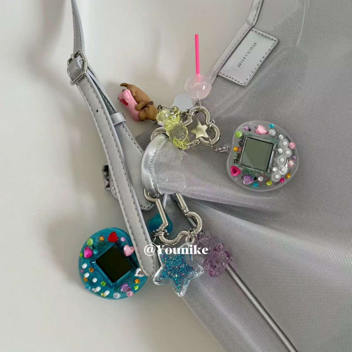 オリジナルの大衆デザインのレトロな宝石のゲーム機のカバンの掛け物