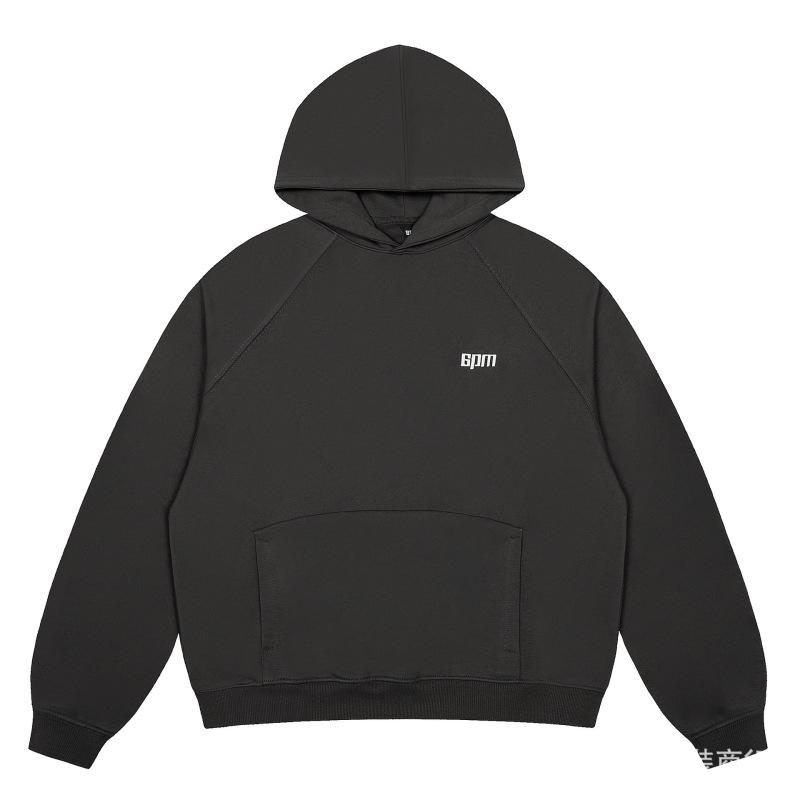 central cee同款6PM Tracksuit刺绣连帽卫衣欧美嘻哈宽松运动外套|undefined