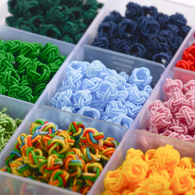 Small Pineapple Buckle Coil 100 Pack Knot Jewelry Accessories Coil Hand Knot Hand Rope diy Material Bag