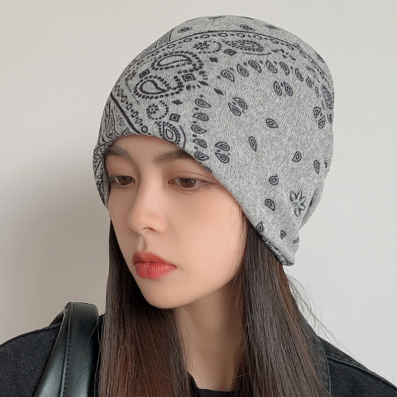 Sombrero de montaje de moda coreana para hombres y mujeres otoño invierno grueso gorro de luna máscara de ciclismo a prueba de viento image 26