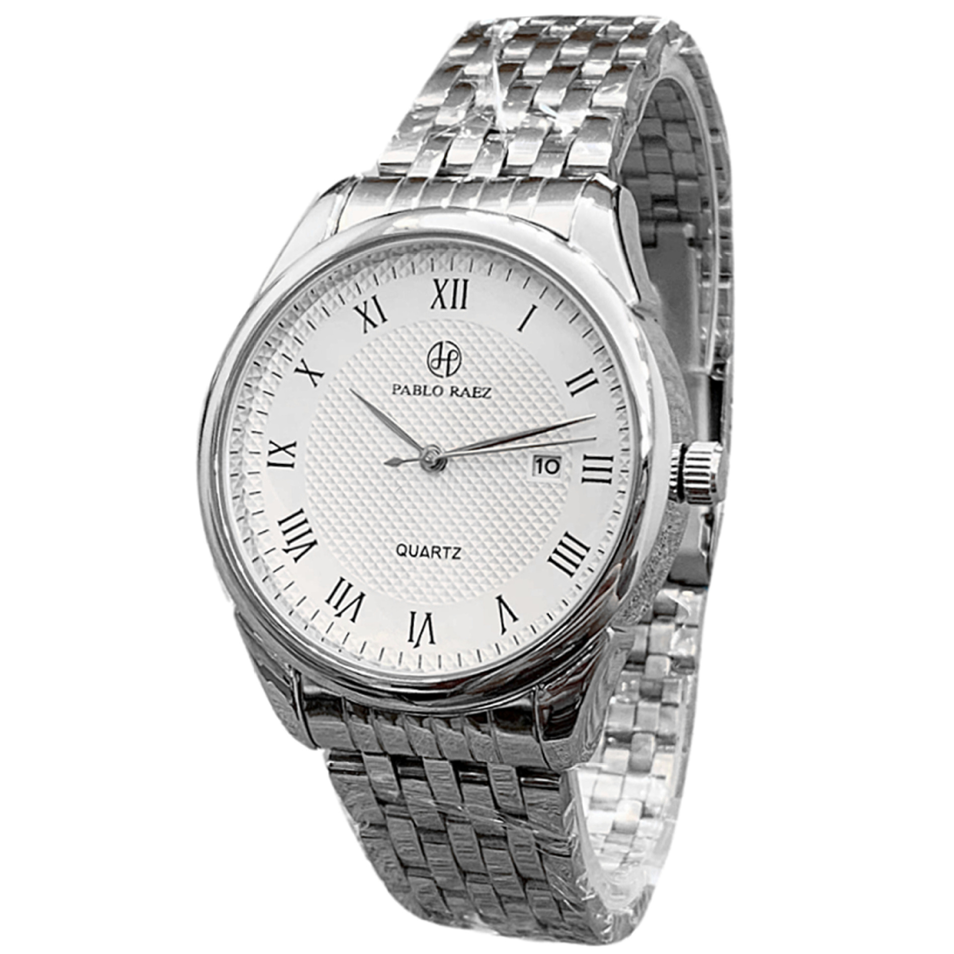 Nouvelles montres pour hommes Le Locle montres pour hommes simple, à la mode et de grande valeur calendrier bracelet en acier montre à Quartz_voghion.com