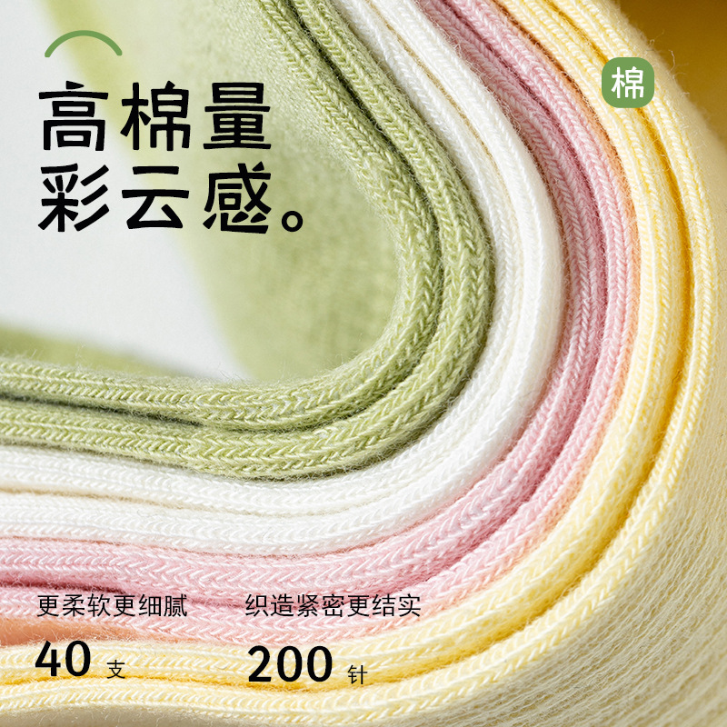 Primavera y verano de Zhuangyi niñas delgadas medias de algodón resistentes a las bolas de algodón universal rayas pantalones deportivas al por mayor