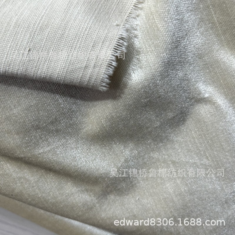 全棉平绒布现货250G黑白染色织灯芯绒坯布印花弹力水洗泡泡灯条布